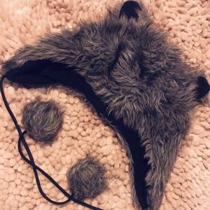 Fuzzy Bear Hat